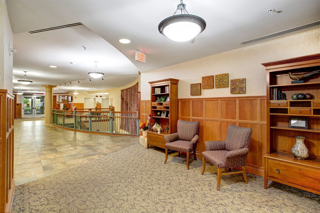 Care center lounge.