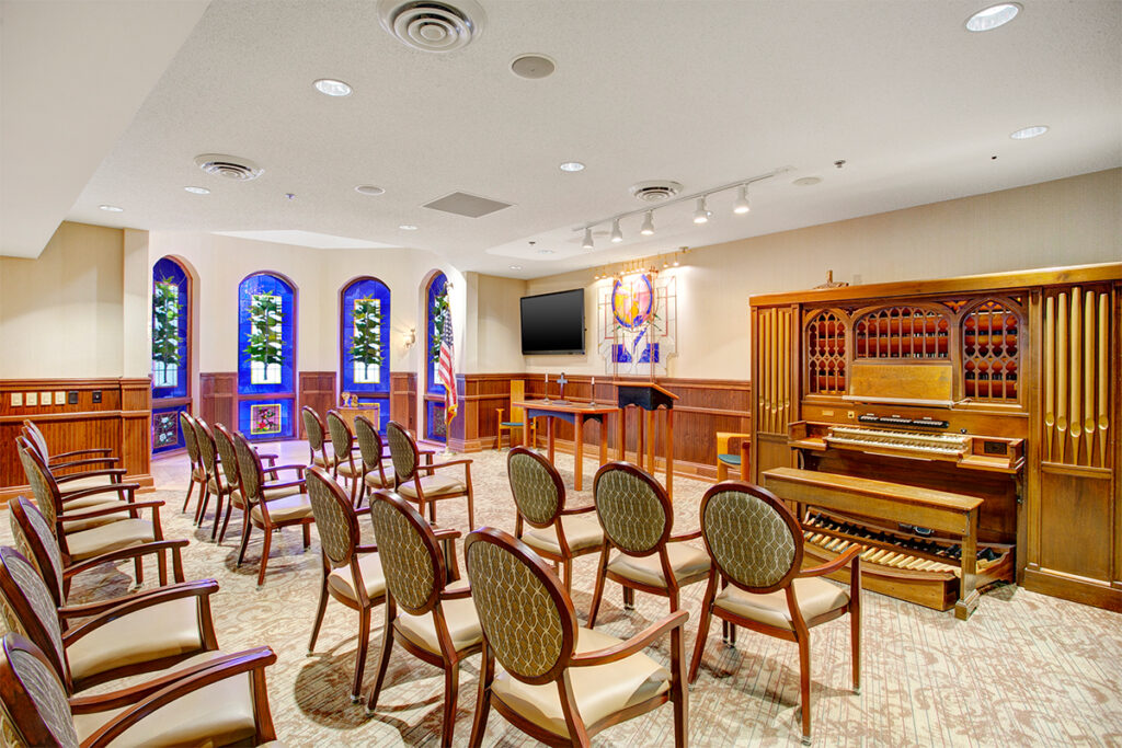 Chapel and organ.