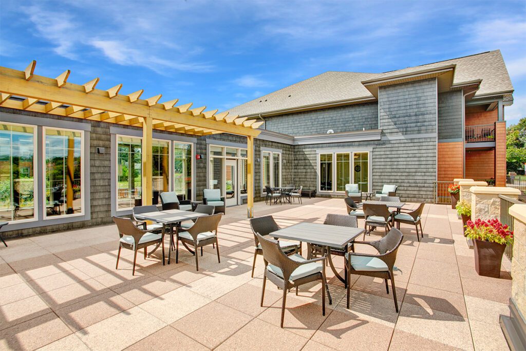 Image of Johanna Shores brownstones rooftop deck.