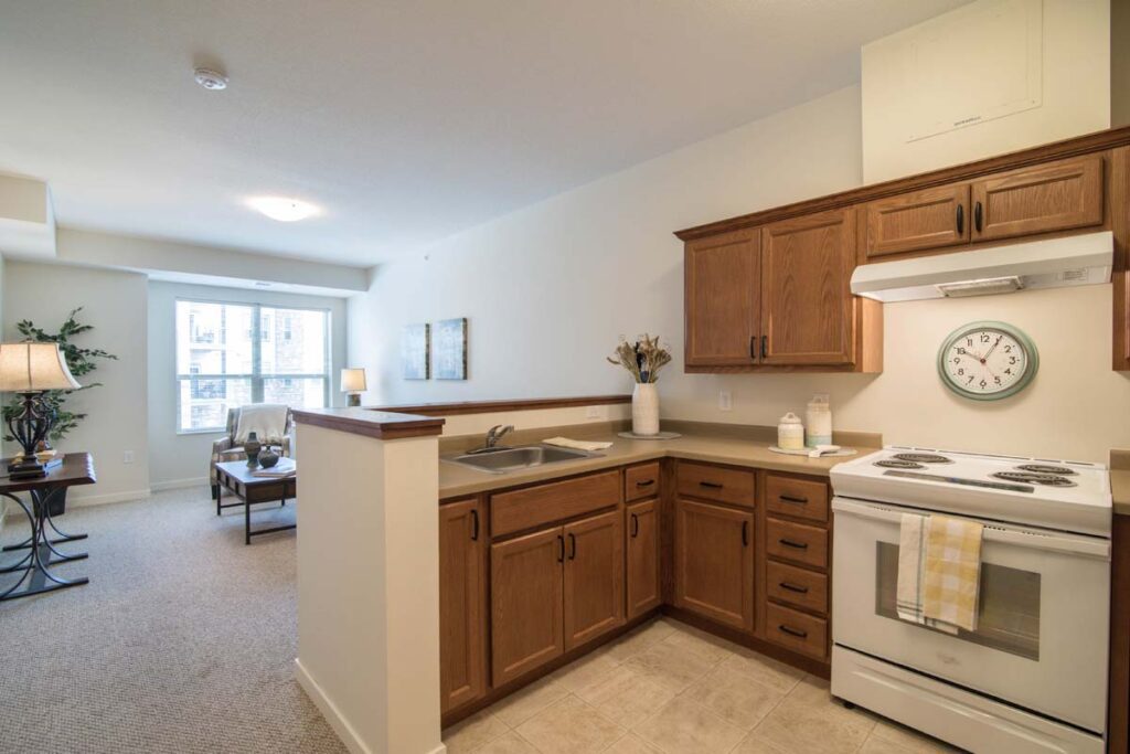 Assisted living kitchen.