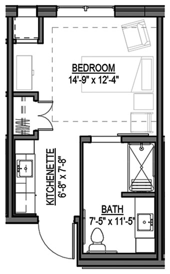Private Suite A floor plan