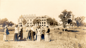 Motherhouse under construction in 1892